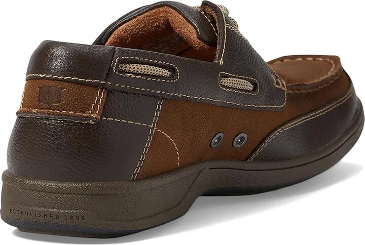 Florsheim Lakeside Ox Boat Shoe Men's Shoes Stone Crazy Horse : 8.5 XW (5E), Leather - Image 4
