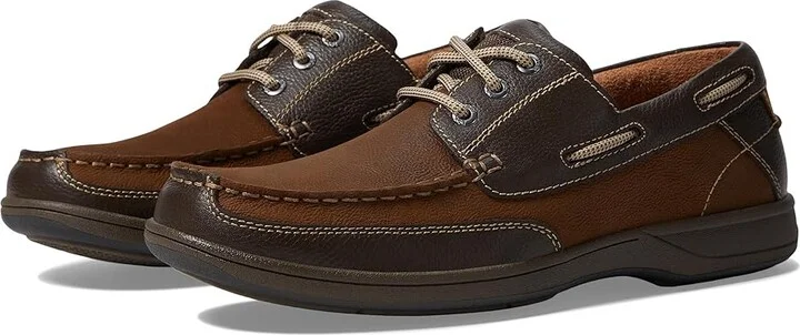 Florsheim Lakeside Ox Boat Shoe Men's Shoes Stone Crazy Horse : 8.5 XW (5E), Leather