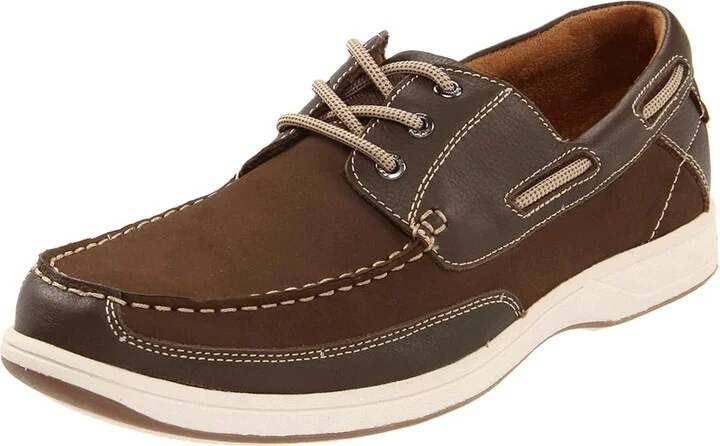 Florsheim Lakeside Ox Men's Lace up casual Shoes Brown Nubuck : 7 XW (5E) - Image 2
