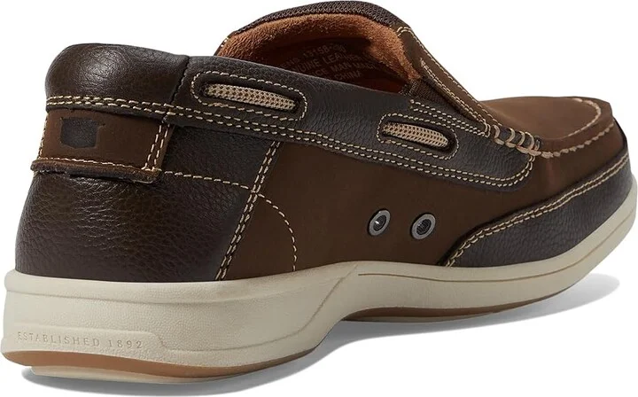 Florsheim Lakeside Slip Men's Slip on Shoes Brown Nubuck : 7 M (D) - Image 5
