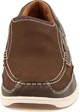 Florsheim Lakeside Slip Men's Slip on Shoes Brown Nubuck : 7 M (D) - Image 6