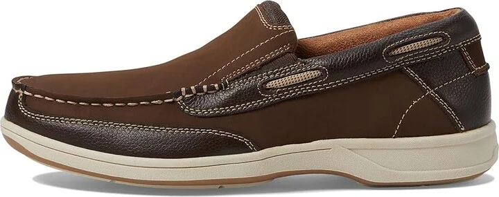 Florsheim Lakeside Slip Men's Slip on Shoes Brown Nubuck : 7 M (D) - Image 7