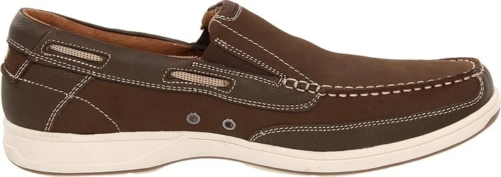 Florsheim Lakeside Slip Men's Slip on Shoes Brown Nubuck : 7 M (D) - Image 8