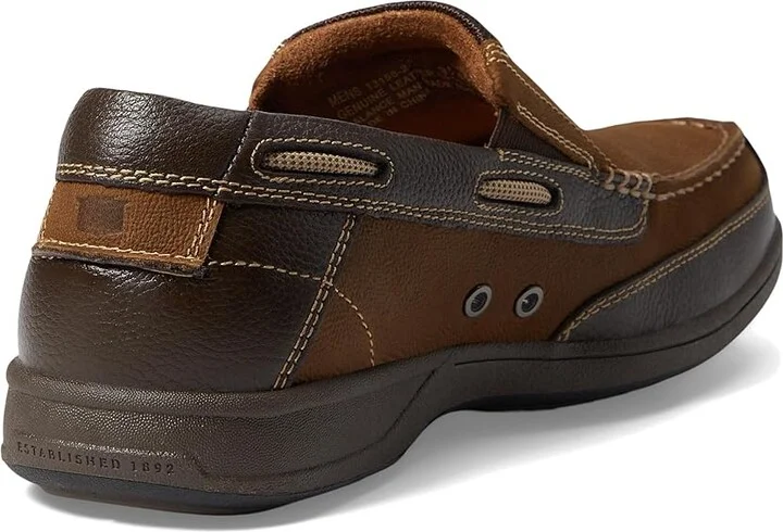 Florsheim Lakeside Slip Men's Slip on Shoes Stone Crazy Horse : 10.5 XW (5E) - Image 4