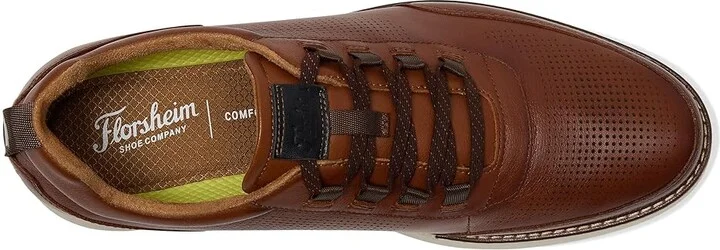Florsheim Launch Elastic Lace Slip-On Men's Shoes Cognac : 7.5 M (D), Leather - Image 2