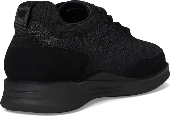 Florsheim Launch Knit Elastic Lace Moc Toe Slip-On Men's Shoes Black : 10 W (3E), Synthetic - Image 4
