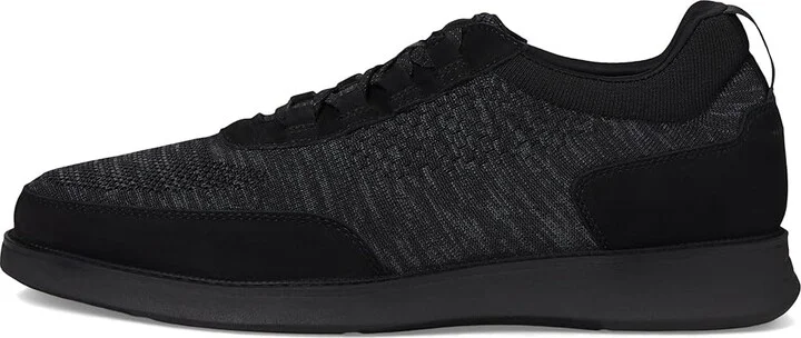 Florsheim Launch Knit Elastic Lace Moc Toe Slip-On Men's Shoes Black : 10 W (3E), Synthetic - Image 6