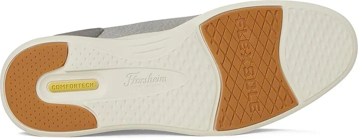 Florsheim Launch Knit Elastic Lace Moc Toe Slip-On Men's Shoes Gray : 9 M (D), Synthetic - Image 3