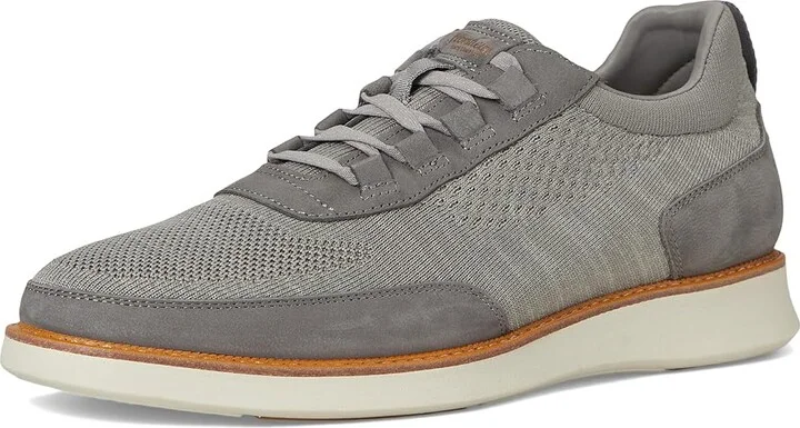 Florsheim Launch Knit Elastic Lace Moc Toe Slip-On Men's Shoes Gray : 9 M (D), Synthetic - Image 5