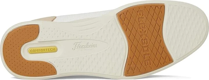 Florsheim Launch Knit Elastic Lace Moc Toe Slip-On Men's Shoes Ice : 9.5 M (D), Synthetic - Image 3