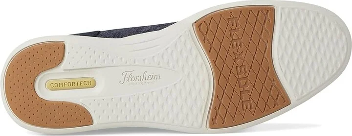 Florsheim Launch Knit Elastic Lace Moc Toe Slip-On Men's Shoes Navy : 8 M (D), Synthetic - Image 3
