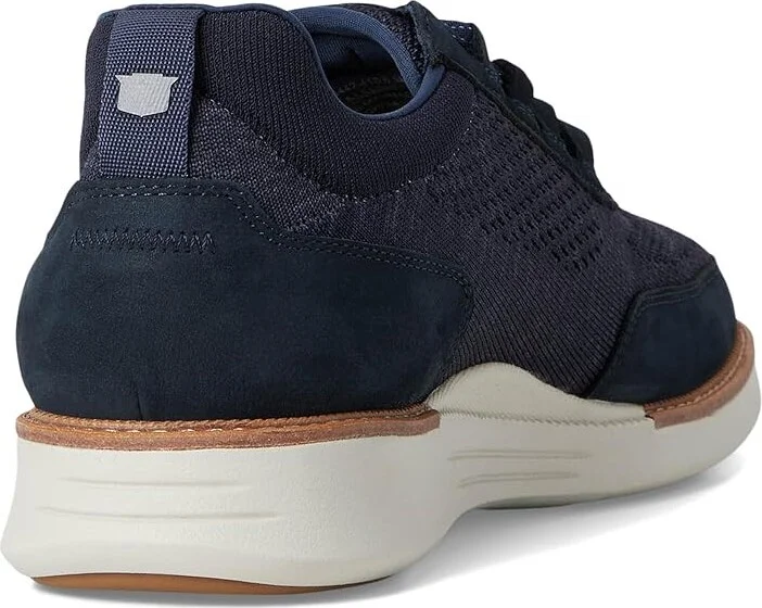 Florsheim Launch Knit Elastic Lace Moc Toe Slip-On Men's Shoes Navy : 8 M (D), Synthetic - Image 4