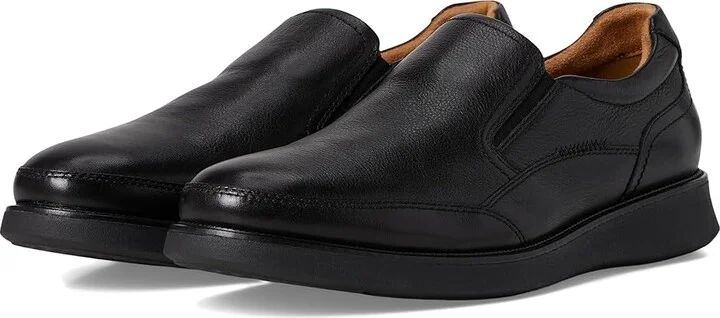 Florsheim Launch Moc Toe Slip-On Men's Shoes Black : 13 M (D), EVA/Leather/Rubber
