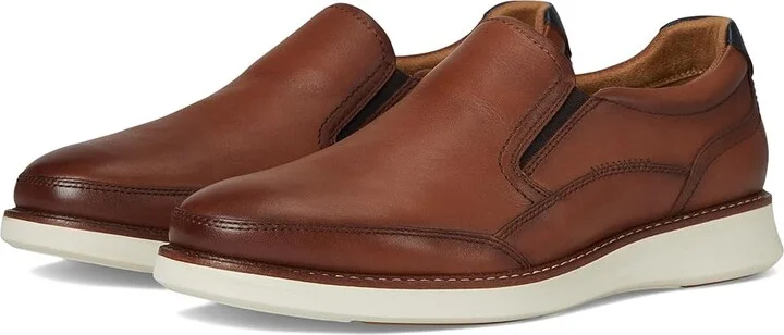 Florsheim Launch Moc Toe Slip-On Men's Shoes Cognac : 10 M (D), EVA/Leather/Rubber