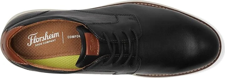 Florsheim Launch Plain Toe Oxford Men's Shoes Black : 13 W (3E), Leather - Image 2