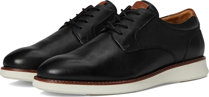 Florsheim Launch Plain Toe Oxford Men's Shoes Black : 13 W (3E), Leather
