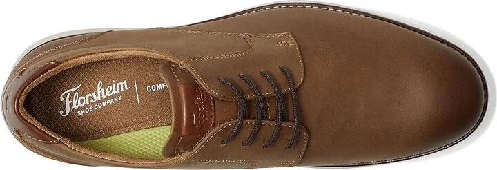 Florsheim Launch Plain Toe Oxford Men's Shoes Brown Crazy Horse : 13 M (D), Leather - Image 2