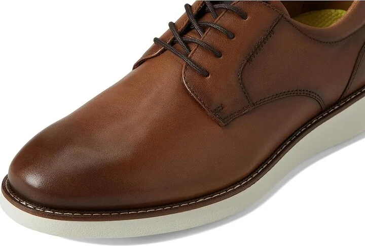 Florsheim Launch Plain Toe Oxford Men's Shoes Cognac : 8 M (D), Leather - Image 7