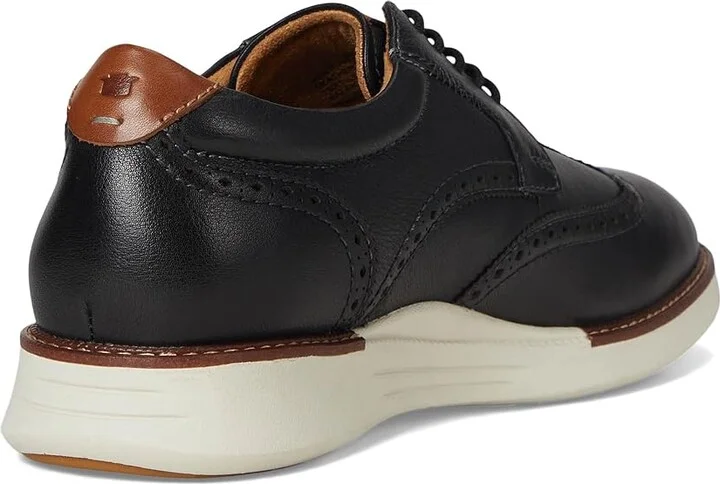 Florsheim Launch Wing Tip Oxford Men's Shoes Black : 8 M (D), Leather - Image 4