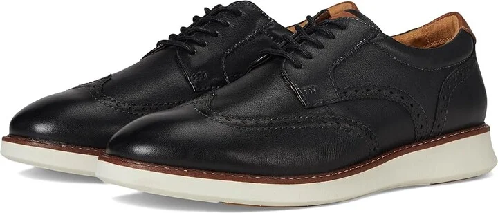 Florsheim Launch Wing Tip Oxford Men's Shoes Black : 8 M (D), Leather