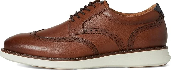 Florsheim Launch Wing Tip Oxford Men's Shoes Cognac : 10 M (D), Leather - Image 6