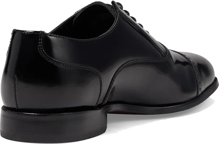 Florsheim Lexington Perfed Tip Men's Lace Up Cap Toe Shoes Black Legacy : 7 D (M), Leather - Image 5