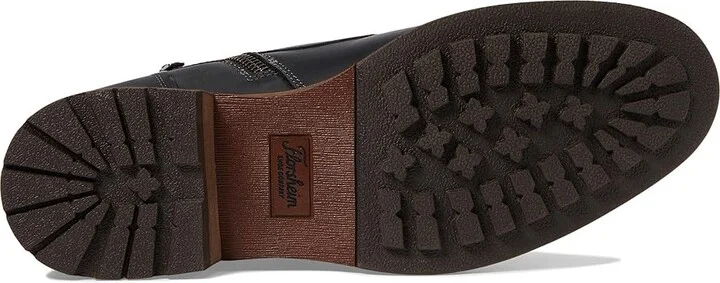 Florsheim Lodge Cap Toe Lace-Up Boot Men's Shoes Black Crazy Horse : 7 M (D), Leather - Image 3