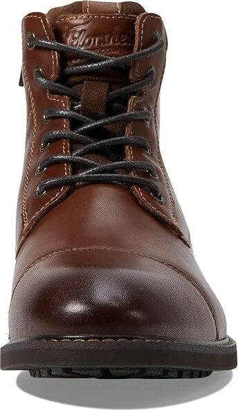 Florsheim Lodge Cap Toe Lace-Up Boot Men's Shoes Chestnut Smooth : 7 M (D), Leather - Image 2