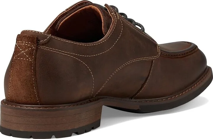 Florsheim Lodge Moc Toe Oxford Men's Shoes Brown Crazy Horse : 9 M (D), Leather - Image 4