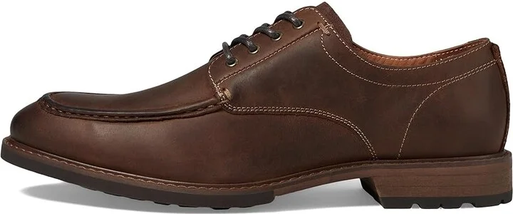 Florsheim Lodge Moc Toe Oxford Men's Shoes Brown Crazy Horse : 9 M (D), Leather - Image 6