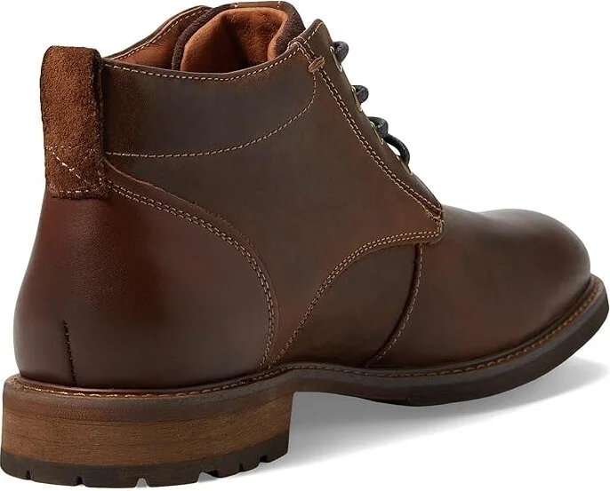 Florsheim Lodge Plain Toe Chukka Boot Men's Shoes Brown Crazy Horse : 7.5 M (D), Leather - Image 4