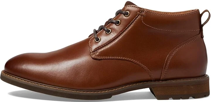 Florsheim Lodge Plain Toe Chukka Boot Men's Shoes Chestnut Smooth : 7 M (D), Leather - Image 6