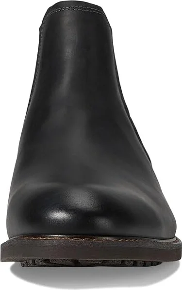 Florsheim Lodge Plain Toe Gore Boot Men's Shoes Black Crazy Horse : 7 M (D), Leather - Image 2