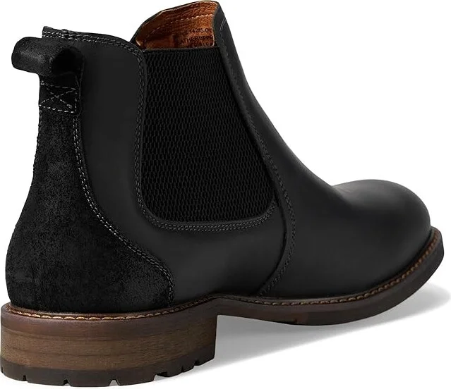 Florsheim Lodge Plain Toe Gore Boot Men's Shoes Black Crazy Horse : 7 M (D), Leather - Image 4