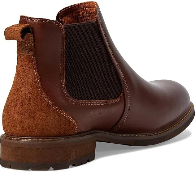 Florsheim Lodge Plain Toe Gore Boot Men's Shoes Chestnut Smooth : 7.5 M (D), Leather - Image 4