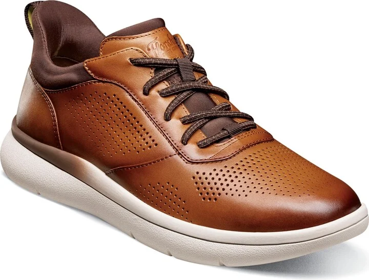 Florsheim Men's Fleet Perf Toe Elastic Lace Sneaker
