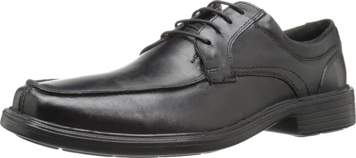Florsheim Men's Jacobi Moc Toe Oxford Black Leather 9.5 D