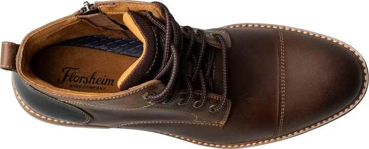 Florsheim Men's Renegade Cap Toe Lace Up Boot - Image 6