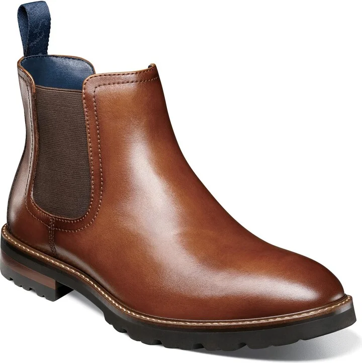 Florsheim Men's Renegade Plain Toe Gore Boot Cognac 10 Medium