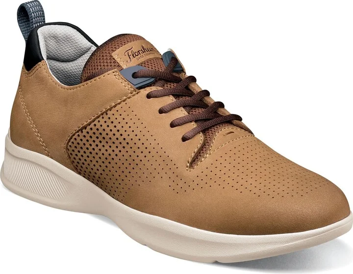 Tan Nubuck/White Sole