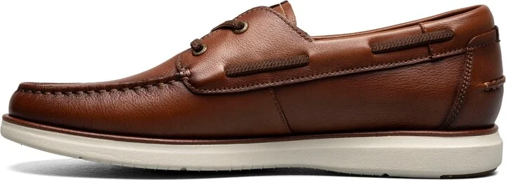 Florsheim Men's Tropics Moc Toe Elastic Lace Boat Shoe - Image 5