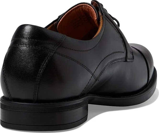 Florsheim Midtown Cap Toe Oxford Men's Lace Up Cap Toe Shoes Black Smooth : 7 D (M), Full Grain leather - Image 5