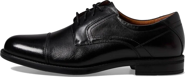 Florsheim Midtown Cap Toe Oxford Men's Lace Up Cap Toe Shoes Black Smooth : 7 D (M), Full Grain leather - Image 7