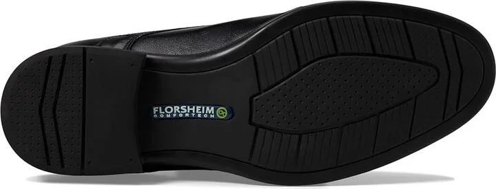 Florsheim Midtown Moc Toe Oxford Men's Lace Up Moc Toe Shoes Black Smooth : 7 D (M), Full Grain leather - Image 4