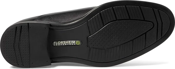 Florsheim Midtown Moc Toe Slip-On Men's Lace Up Moc Toe Shoes Black : 7 D (M), Full Grain leather - Image 4