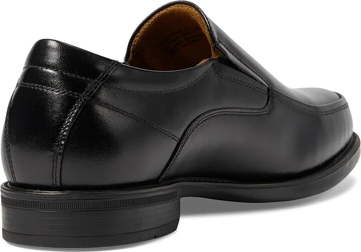Florsheim Midtown Moc Toe Slip-On Men's Lace Up Moc Toe Shoes Black : 7 D (M), Full Grain leather - Image 5
