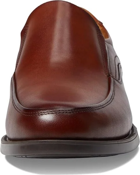Florsheim Midtown Moc Toe Slip-On Men's Lace Up Moc Toe Shoes Cognac Smooth : 7 D (M), Full Grain leather - Image 6