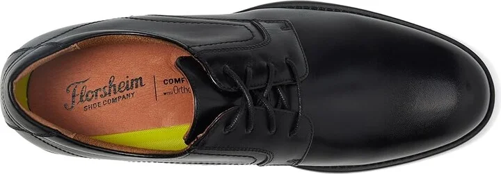 Florsheim Midtown Plain Toe Oxford Men's Plain Toe Shoes Black Smooth : 7 D (M), Full Grain leather - Image 3