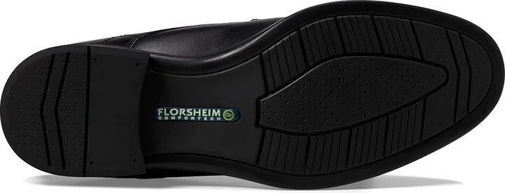 Florsheim Midtown Plain Toe Oxford Men's Plain Toe Shoes Black Smooth : 7 D (M), Full Grain leather - Image 4
