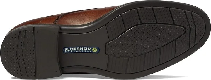 Florsheim Midtown Plain Toe Oxford Men's Plain Toe Shoes Cognac Smooth : 7 D (M), Full Grain leather - Image 4